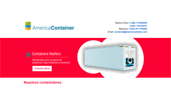 Desktop Screenshot of americacontainer.com